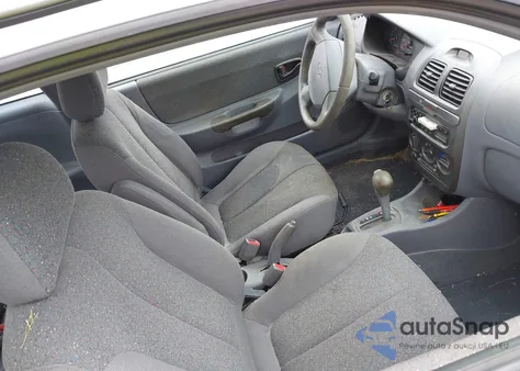 2001 Hyundai Accent Gs из США, поврежденный, VIN KMHCG35CX1U084668